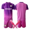 Aston Villa Målvakt Tredje Tröja Barn 2025-26 Kortärmad (+ Korta byxor) Aston Villa Målvakt Tredje Tröja Barn 2025-26 Kortärmad (+ Korta byxor)